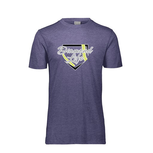 [FTSCUBRY-AS-LOGO2] Decker Men's Tri-Blend T-Shirt - Short Sleeve (Adult S, Royal, Logo 2)