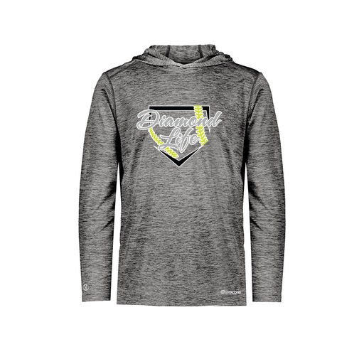 [FOLHCGBK-AS-LOGO2] Decker Men's Charge Hoodie (Adult S, Black, Logo 2)