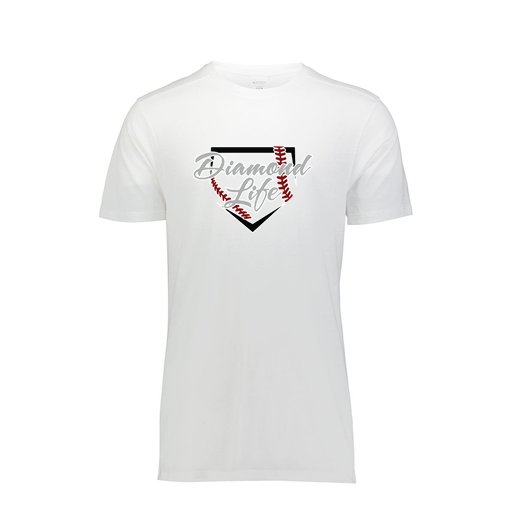 [FTSCUBWH-AS-LOGO1] Decker Men's Tri-Blend T-Shirt - Short Sleeve (Adult S, White, Logo 1)