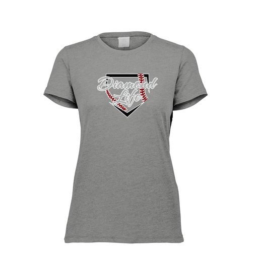 [FTSCUBGY-FAXS-LOGO1] Decker Women's Tri-Blend T-Shirt - Short Sleeve (Female Adult XS, Gray, Logo 1)
