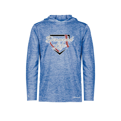 [FOLHCGRY-YS-LOGO1] Decker Youth Charge Hoodie (Youth S, Royal, Logo 1)