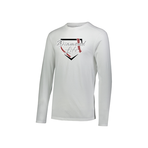[FTLCUBWH-YS-LOGO1] Decker Youth Tri-Blend T-Shirt - Long Sleeve (Youth S, White, Logo 1)